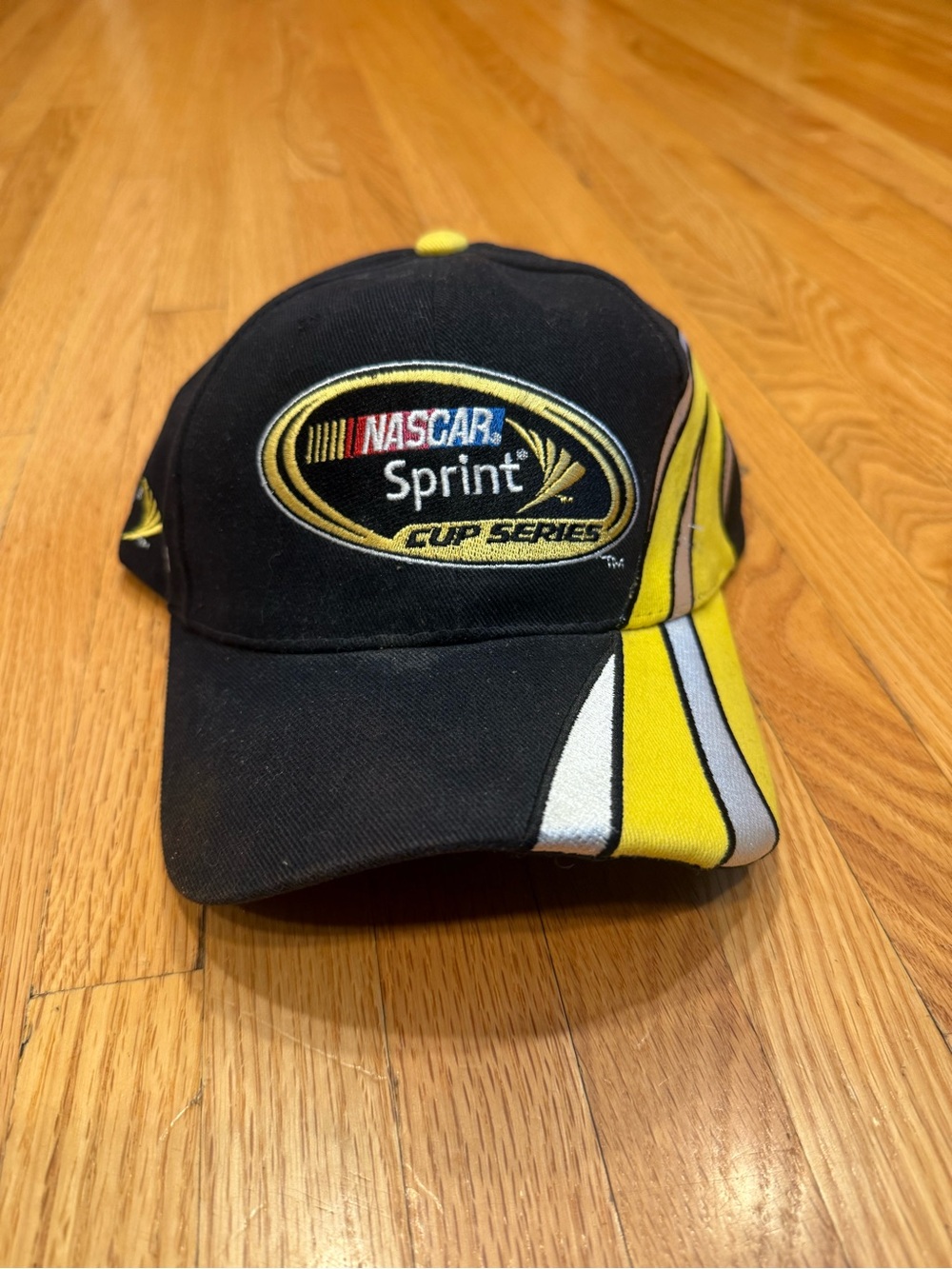 NASCAR Sprint Cup Series Black and Yellow Baseball Hat